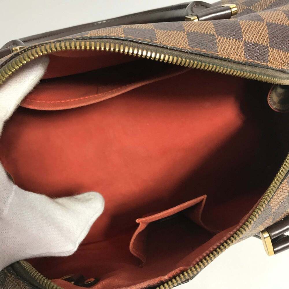 LOUIS VUITTON Authentic Brown Damier Canvas Boston Bag - Picture 11 of 11